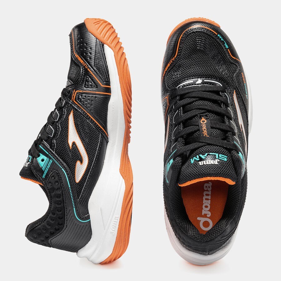 Joma JSLAMS2601OM Slam Jr Tenis ve Padel Ayakkabısı Çocuk - Siyah/Turuncu