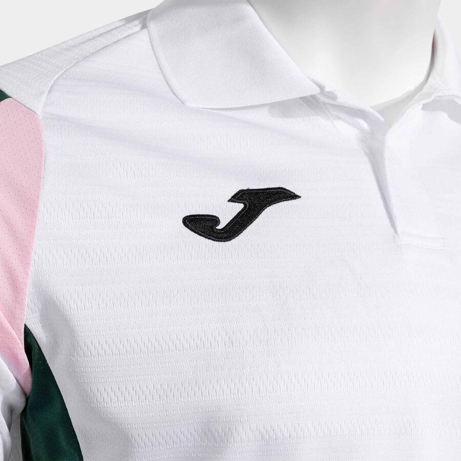 Joma Montreal Erkek Beyaz Yeşil Polo Yaka Spor Tişört 104302.213