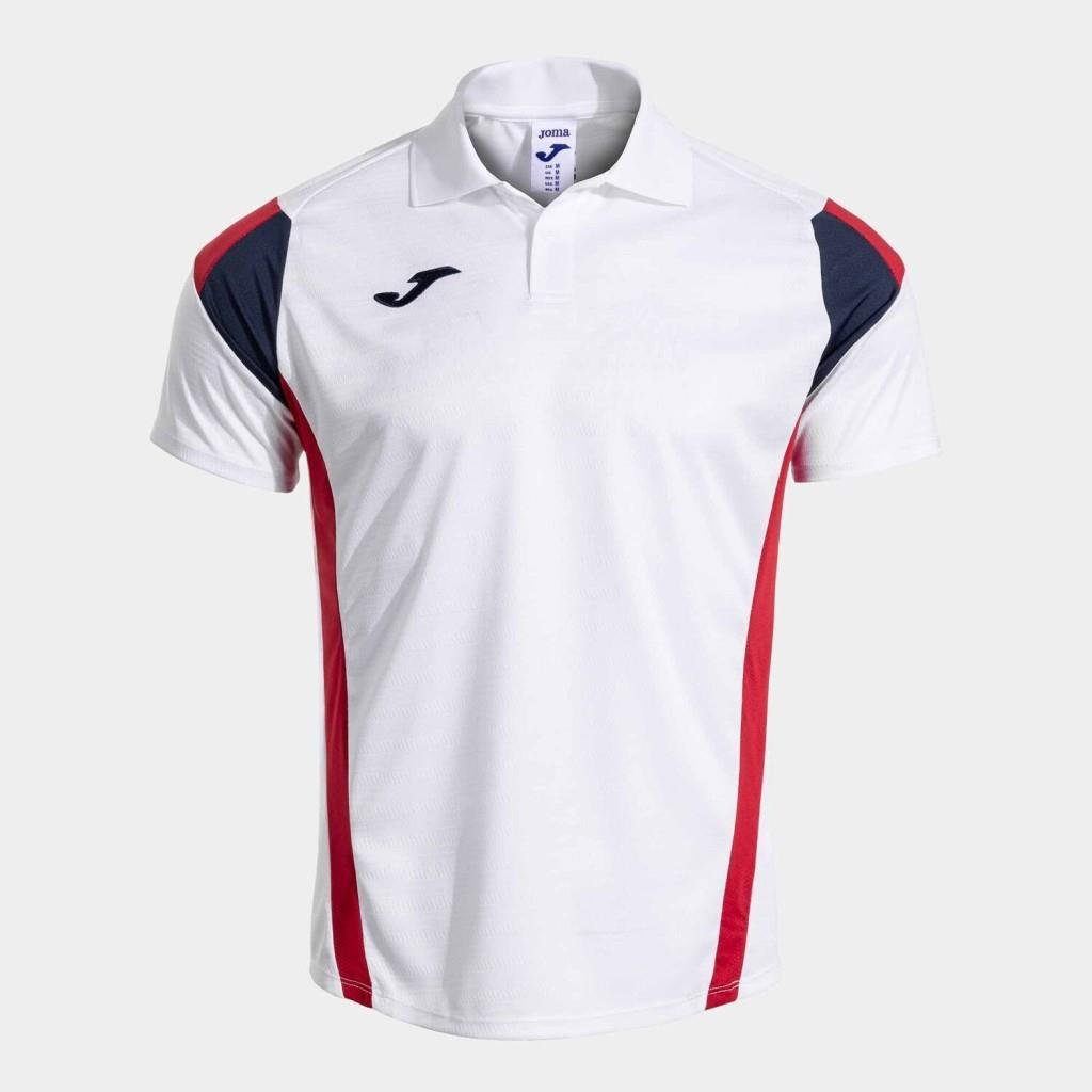 Joma Montreal Erkek Kırmızı Beyaz Polo Yaka Spor Tişört 104302.206