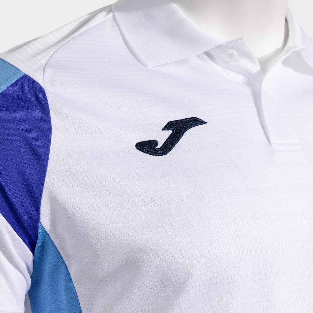 Joma Montreal Erkek Mavi Beyaz Polo Yaka Spor Tişört 104302.212