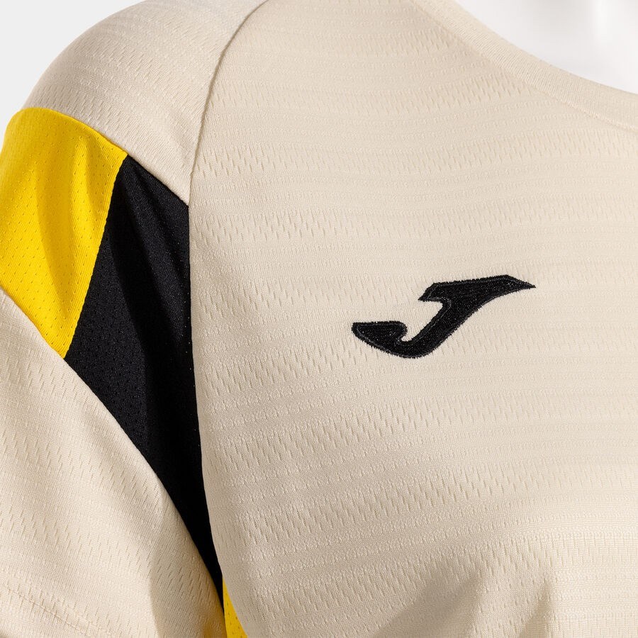 Joma Montreal Kadın Sıfır Yaka Bej Spor Tişört 902518.002
