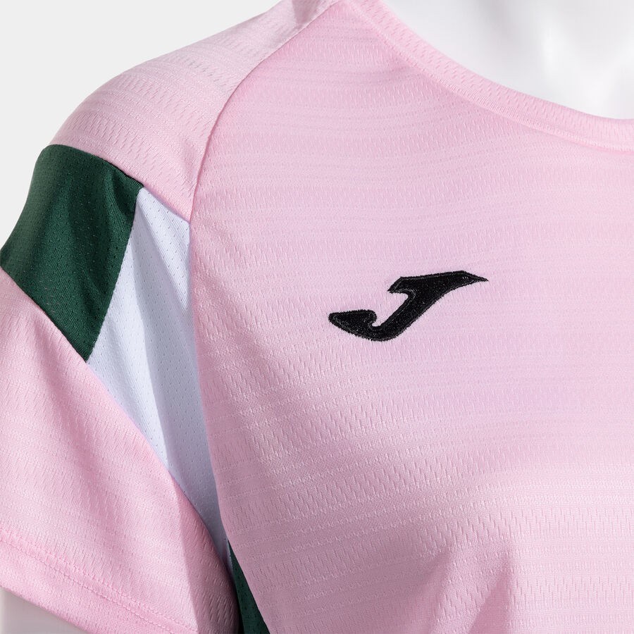 Joma Montreal Kadın Sıfır Yaka Pembe Spor Tişört 902518.554