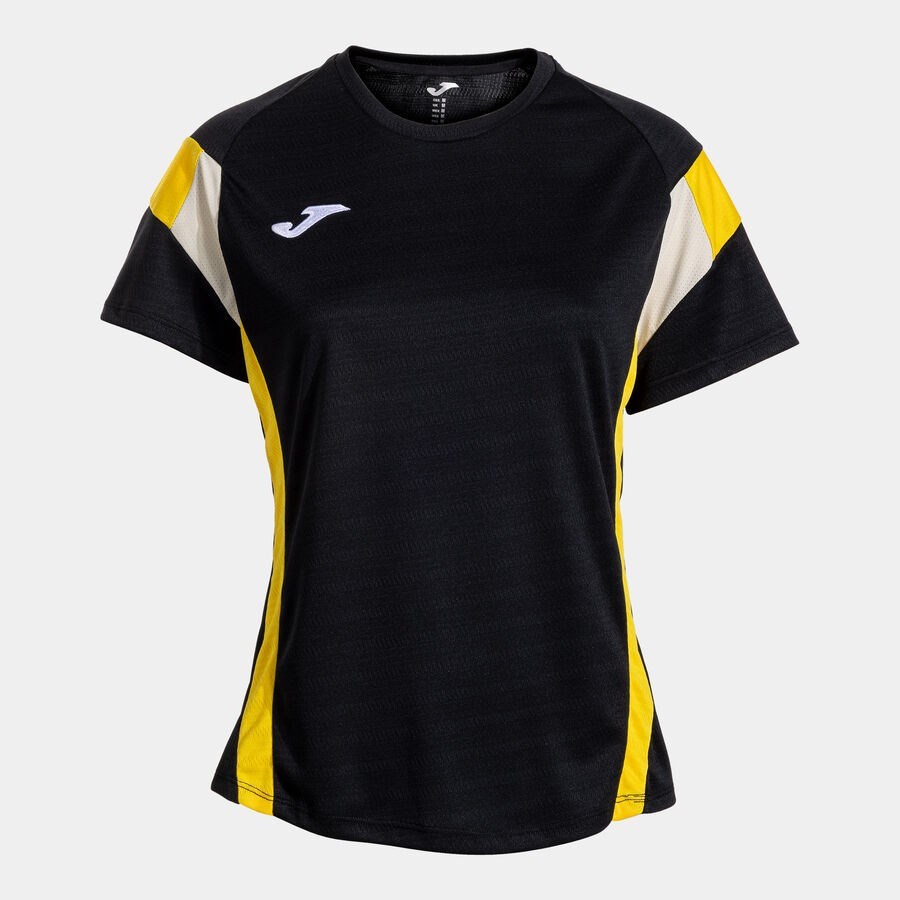 Joma Montreal Kadın Sıfır Yaka Siyah Spor Tişört 902518.109