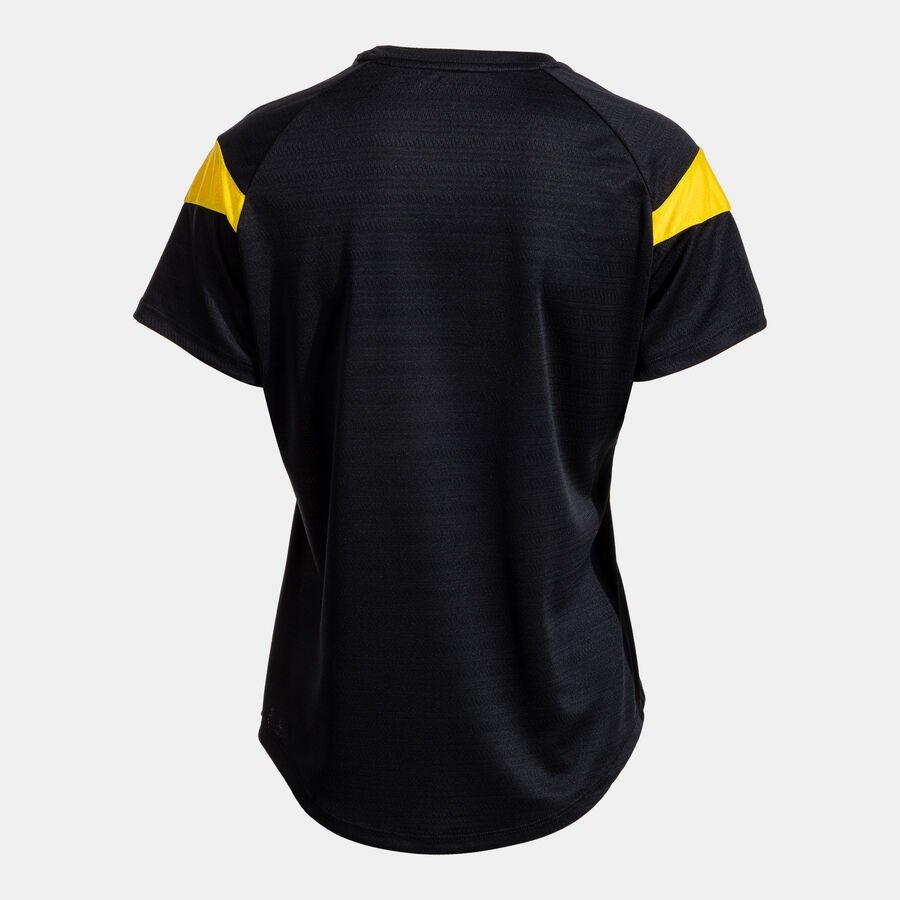 Joma Montreal Kadın Sıfır Yaka Siyah Spor Tişört 902518.109