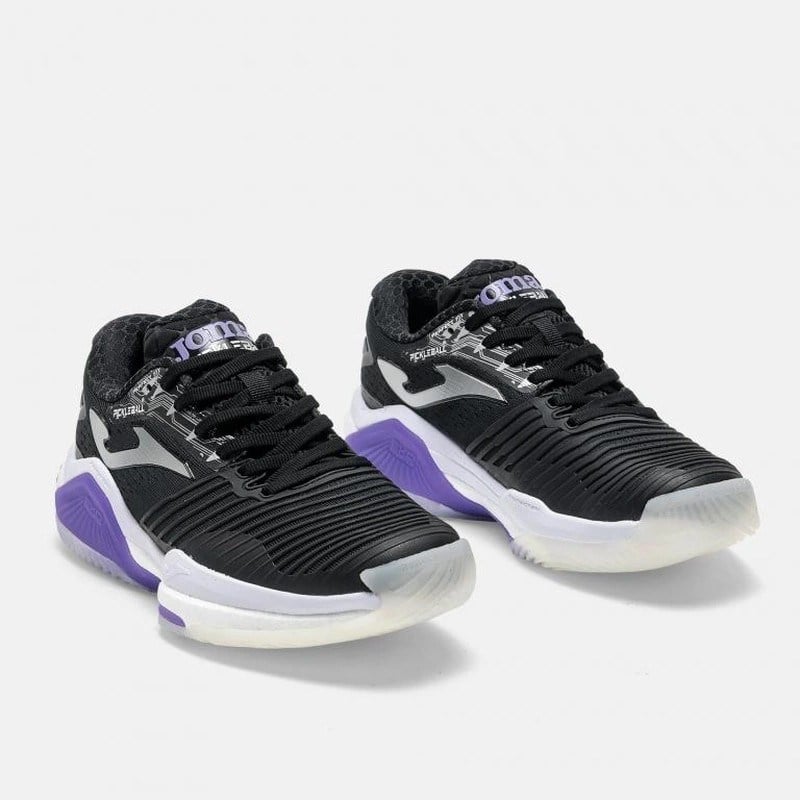 Joma PICKLS2601 Picklet Sert Kort Kadın Tenis ve Pickleball Ayakkabısı Siyah/Mor