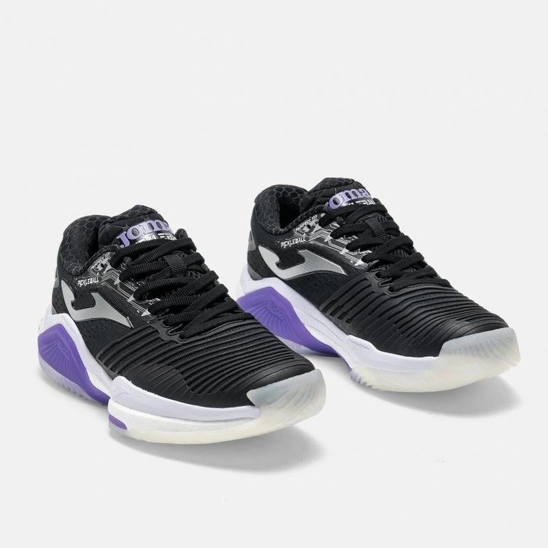 Joma PICKLS2601 Picklet Sert Kort Kadın Tenis ve Pickleball Ayakkabısı Siyah/Mor