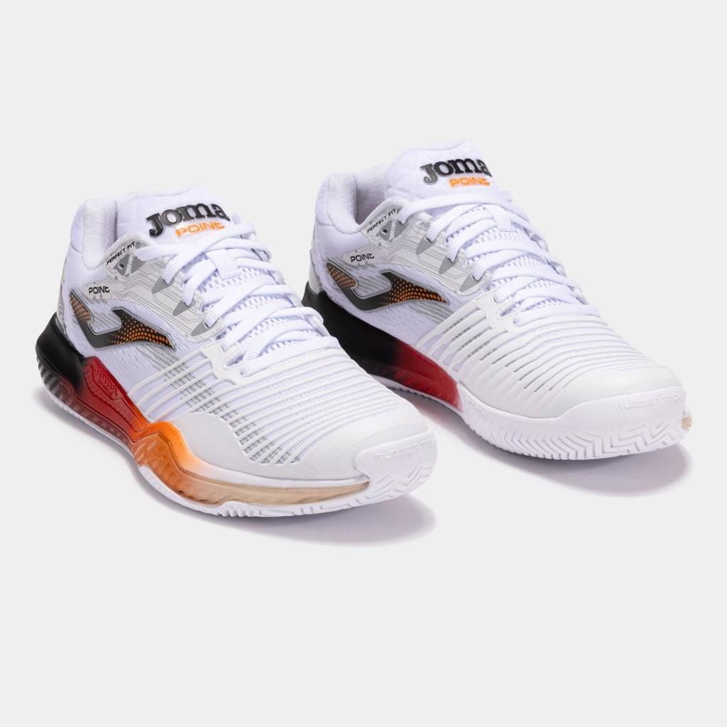 Joma Point Erkek Beyaz Toprak & Sert Kort Tenis Ayakkabısı TPOIS2532AC