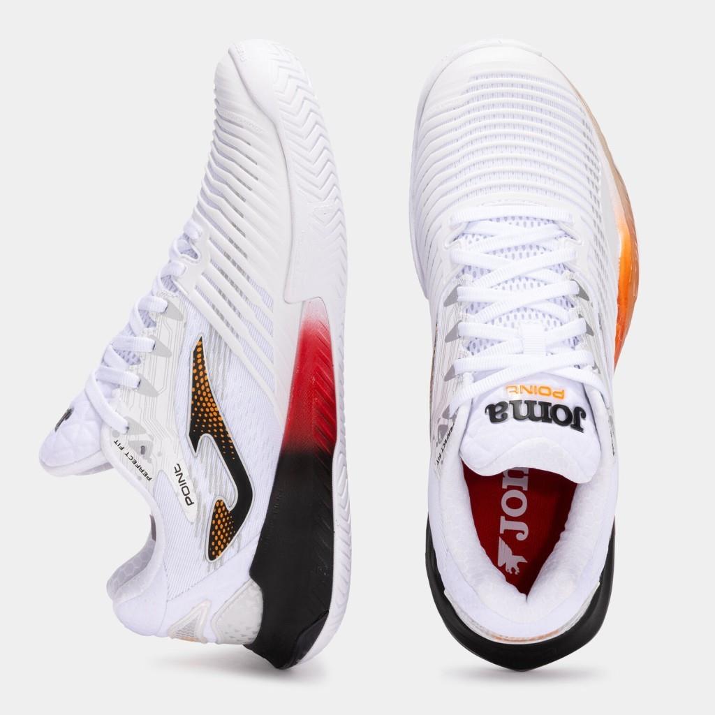 Joma Point Erkek Beyaz Toprak & Sert Kort Tenis Ayakkabısı TPOIS2532AC
