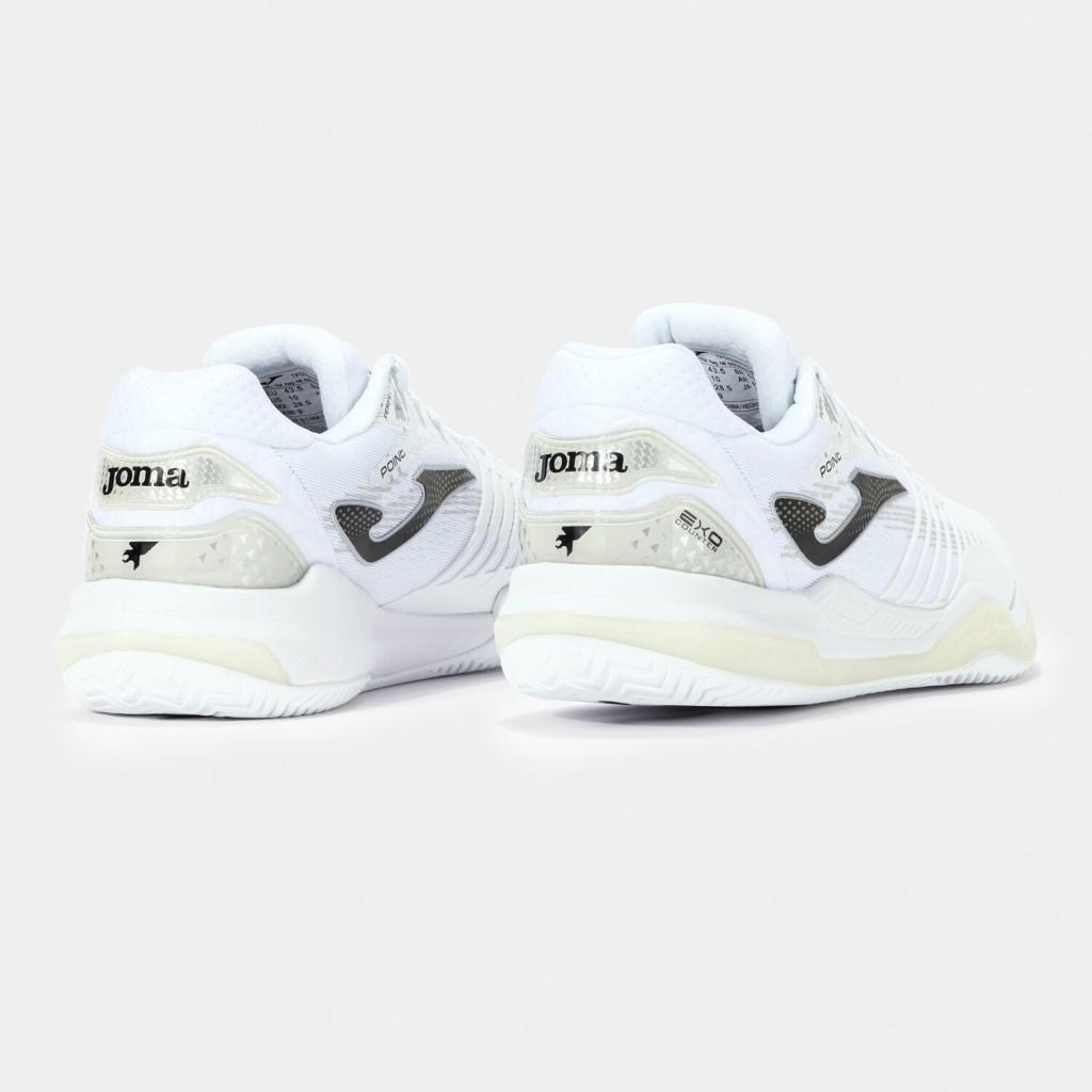 Joma Point Erkek Beyaz Toprak & Sert Kort Tenis Ayakkabısı TPOIS2402AC