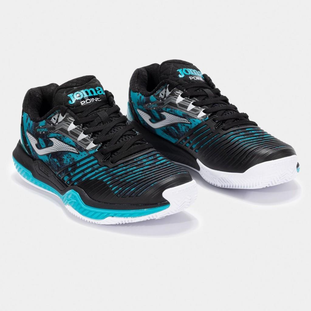 Joma Point Erkek Siyah Toprak Kort Tenis Ayakkabısı TPOIS2531C