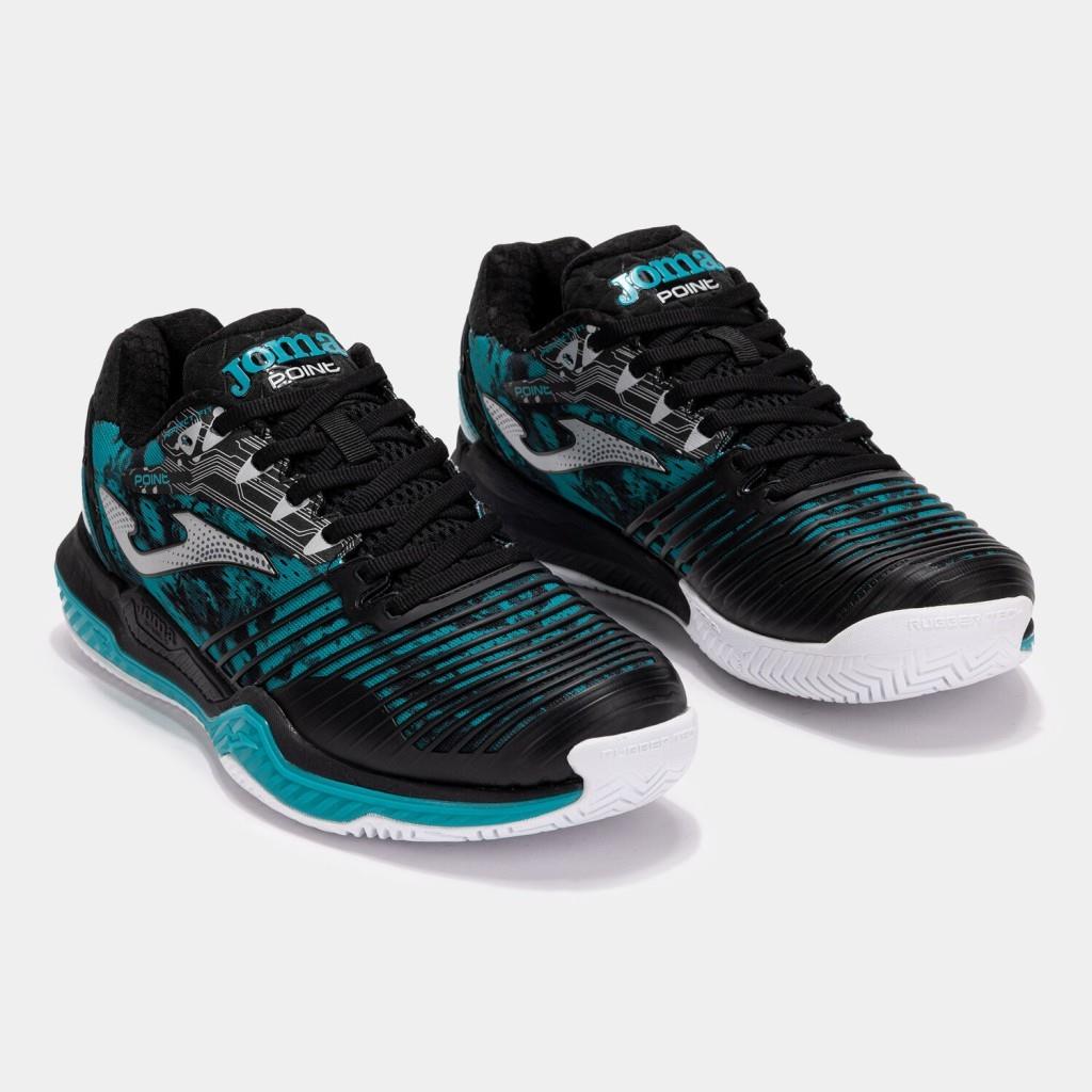 Joma Point Erkek Siyah Toprak & Sert Kort Tenis Ayakkabısı TPOIS2531AC