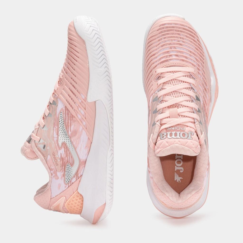 Joma Point Kadın Pembe Toprak & Sert Kort Tenis Ayakkabısı TPOILS2513AC
