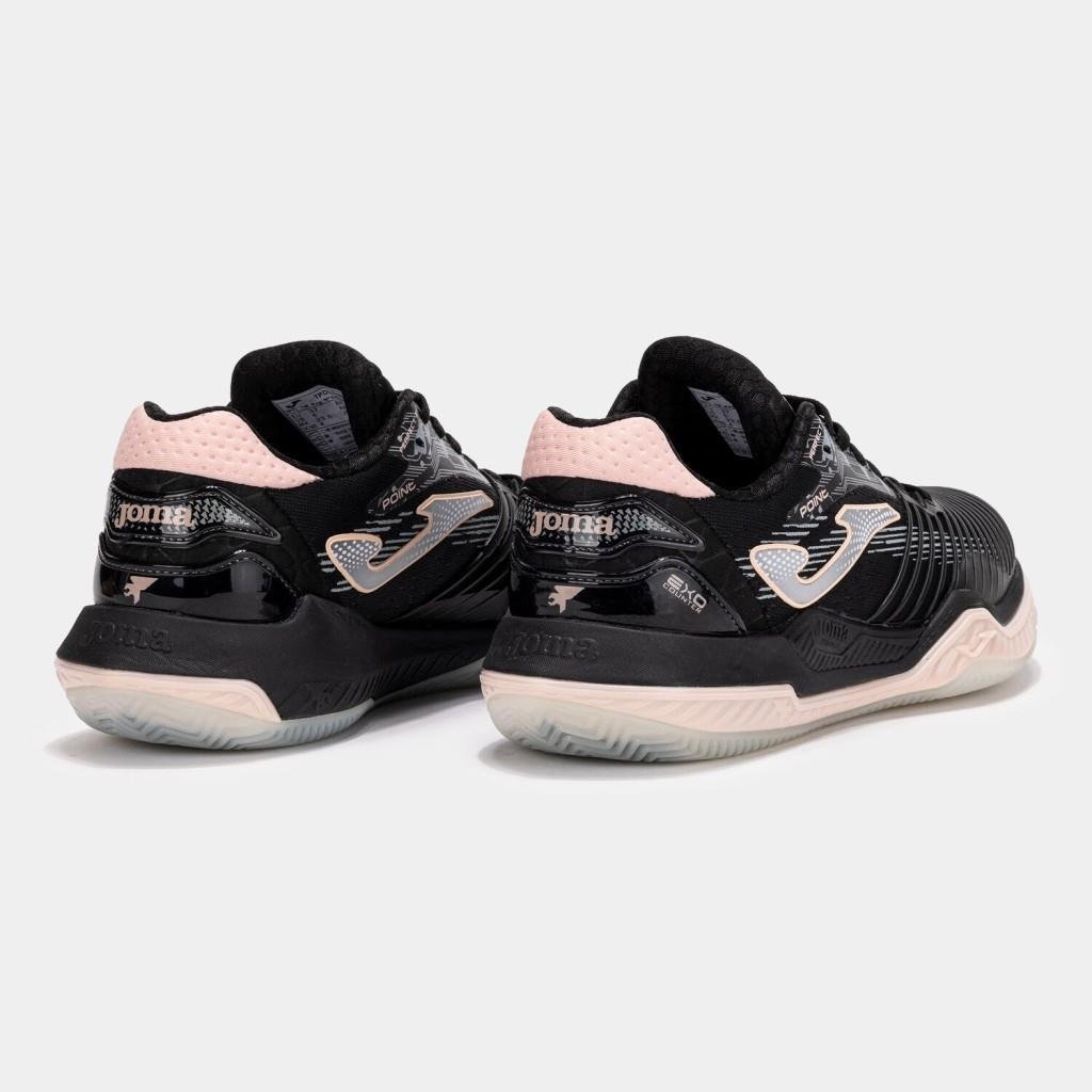 Joma Point Kadın Siyah Toprak Kort Tenis Ayakkabısı TPOILS2501C