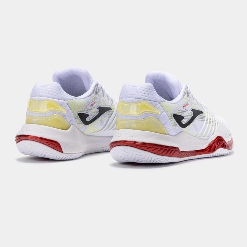 Joma Point Lady TPOILW2502AC Kadın Toprak & Sert Kort Tenis Ayakkabısı - Beyaz