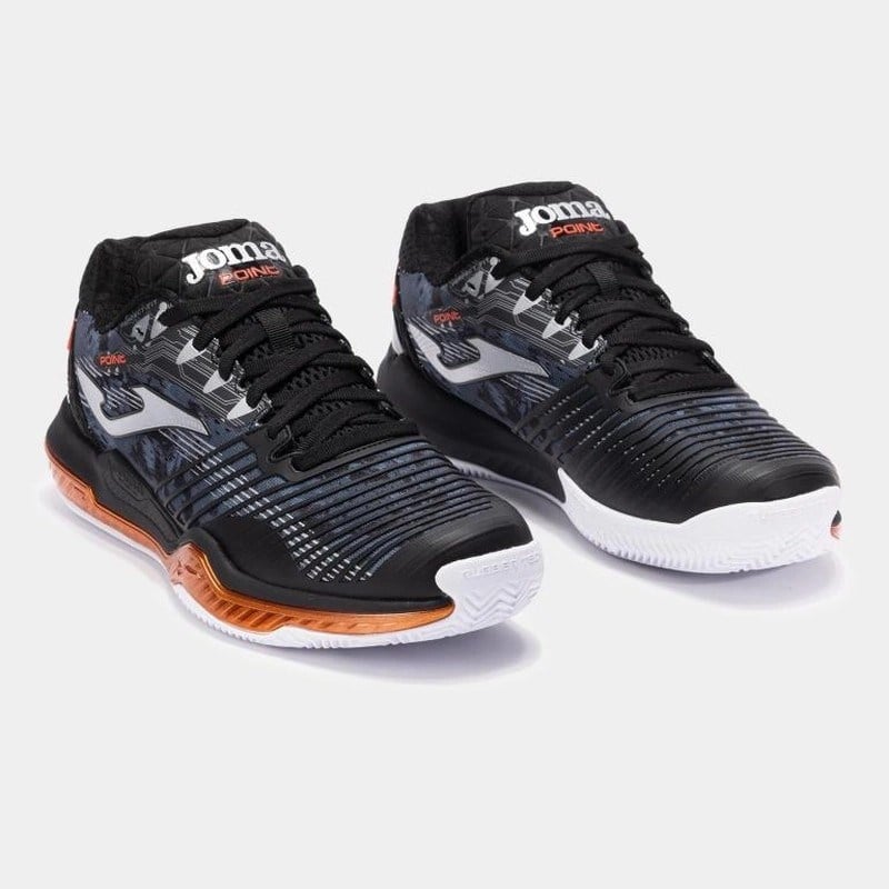 Joma Point TPOIW2501C Erkek Toprak Kort Tenis Ayakkabısı Siyah 