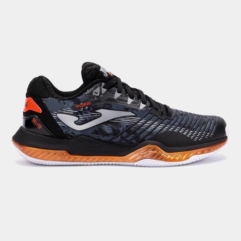 Joma Point TPOIW2501C Erkek Toprak Kort Tenis Ayakkabısı Siyah 