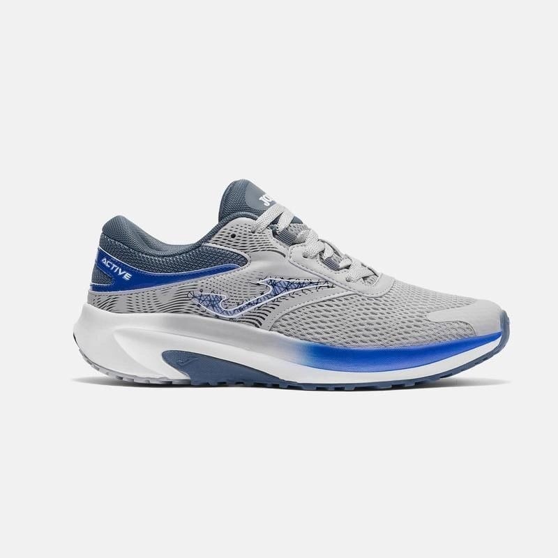 Joma RACTIS2612 Active Erkek Koşu Ayakkabısı - Gri/Mavi