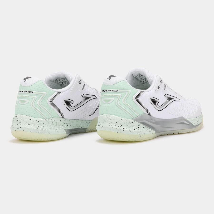 Joma Rapid Lady 25 TRALW2502AC Kadın Toprak & Sert Kort Tenis Ayakkabısı - Beyaz