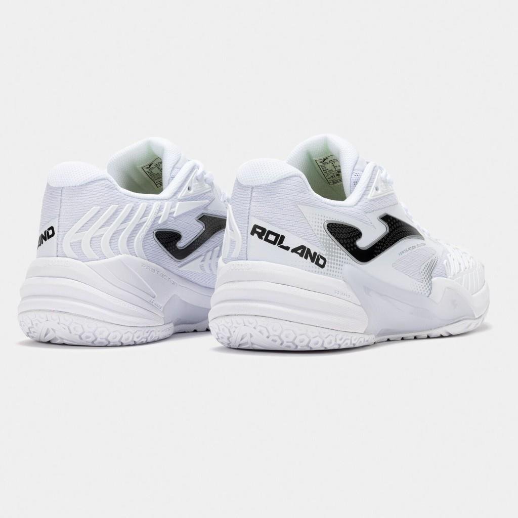 Joma Roland Erkek Beyaz Toprak & Sert Kort Tenis Ayakkabısı TROLS2502AC