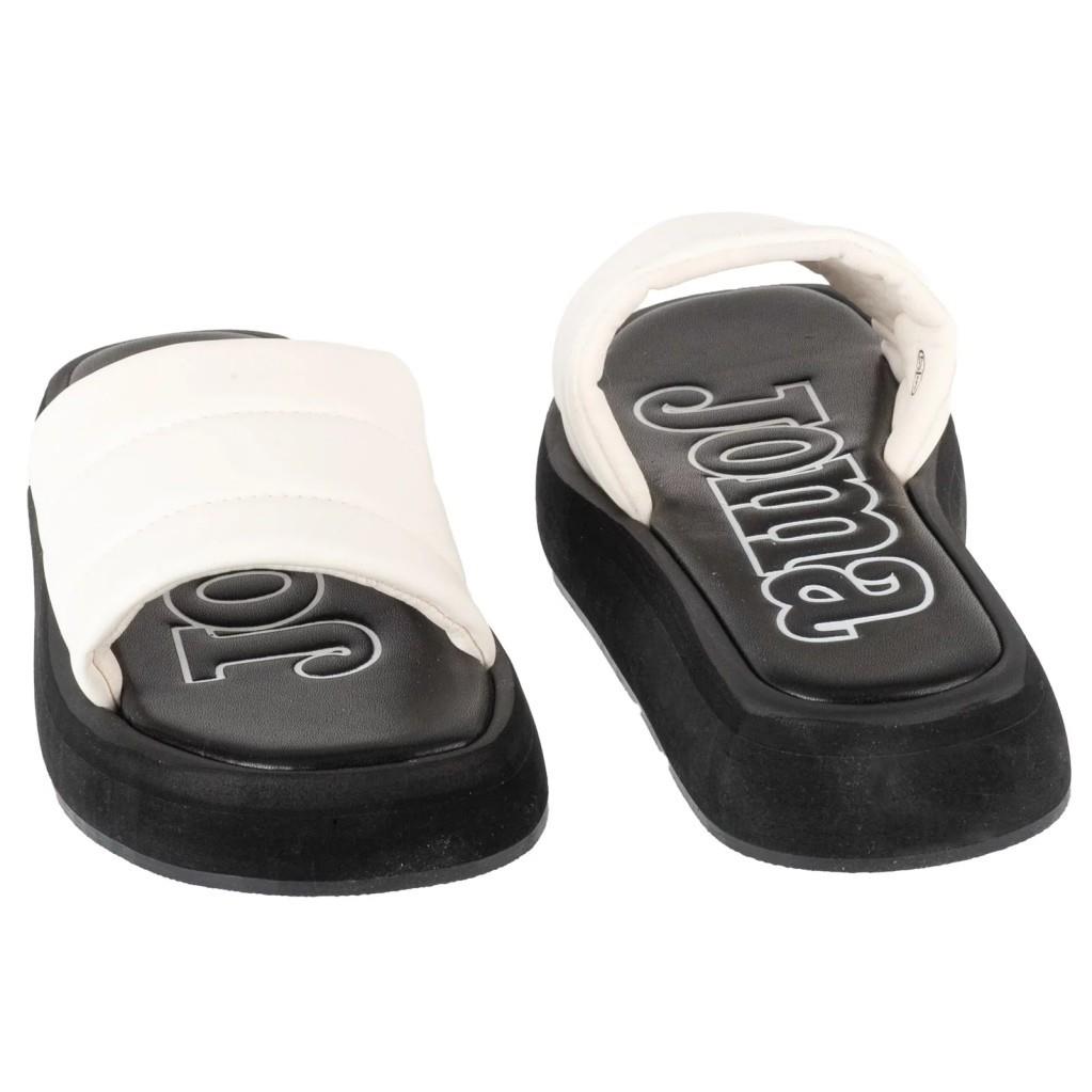 Joma S.Duna Kadın 2502 Siyah Beyaz Terlik