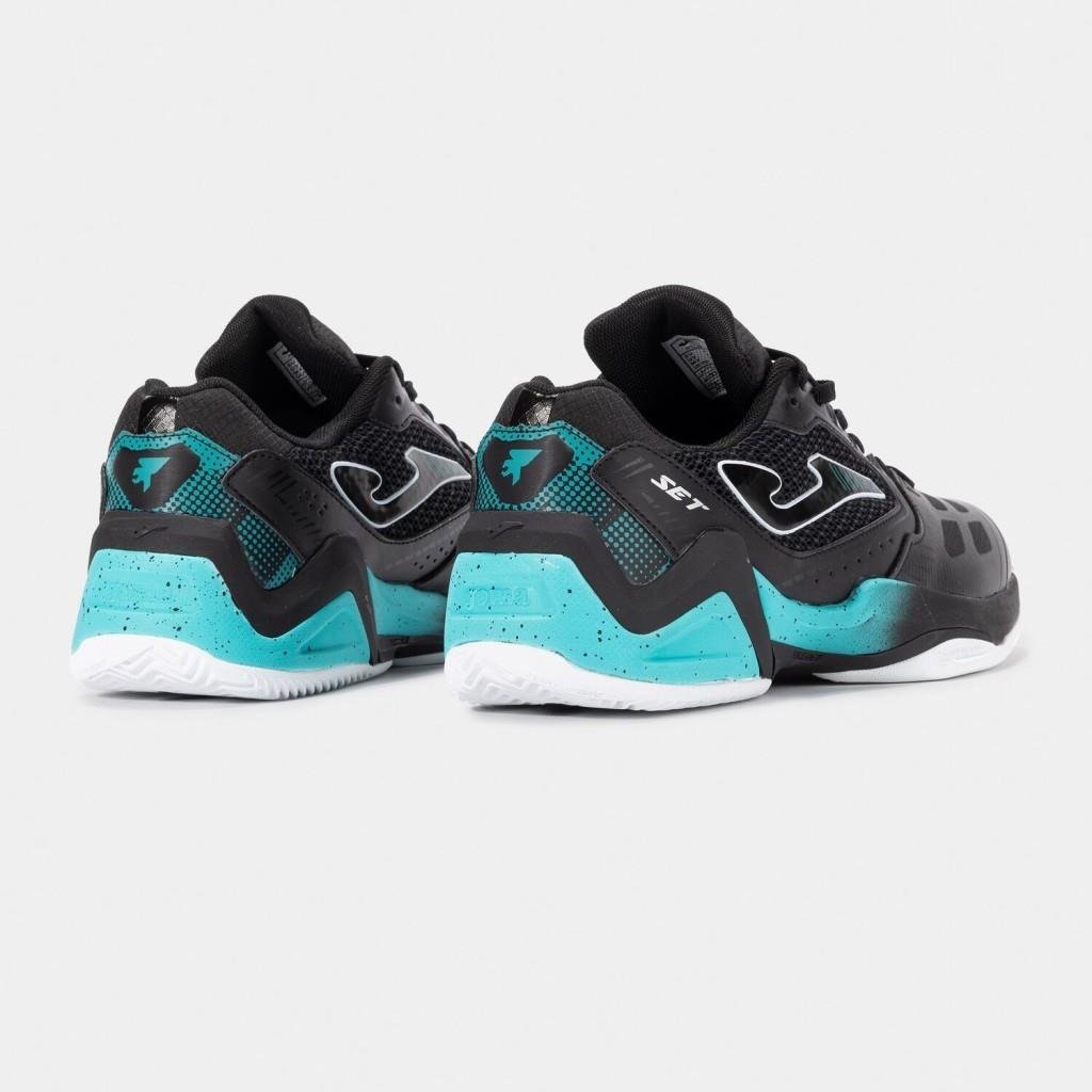 Joma Set Erkek Siyah Toprak Kort Tenis Ayakkabısı TSETS2501C
