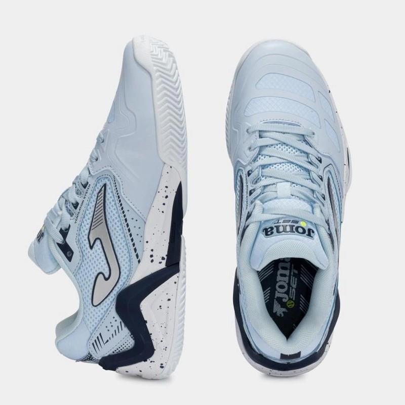 Joma Set Kadın Mavi Toprak Kort Tenis Ayakkabısı TSELS2505C