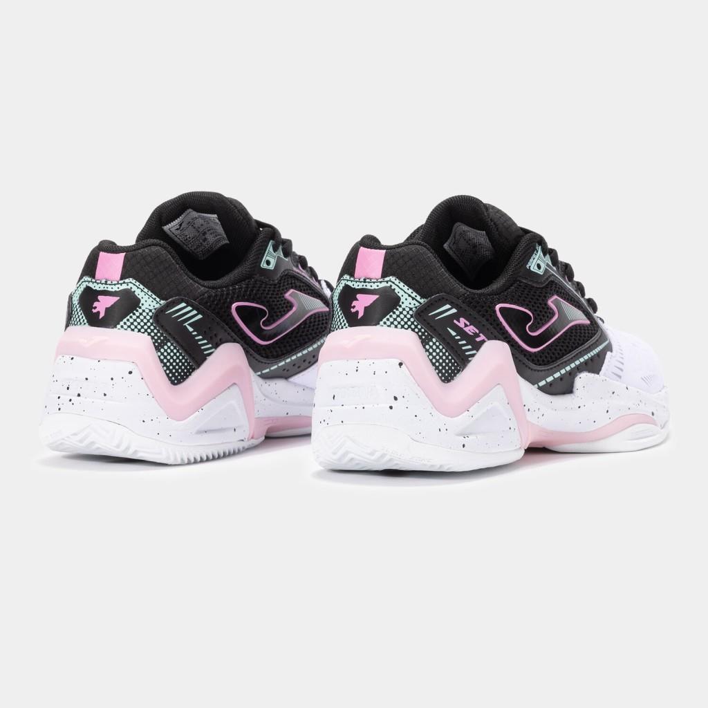 Joma Set Kadın Siyah Beyaz Toprak Kort Kadın Tenis Ayakkabısı TSELS2501C