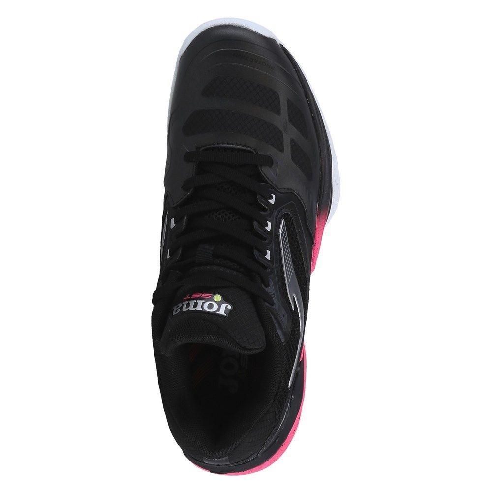 Joma Set Kadın Siyah Toprak & Sert Kort Tenis Ayakkabısı TSELW2401AC