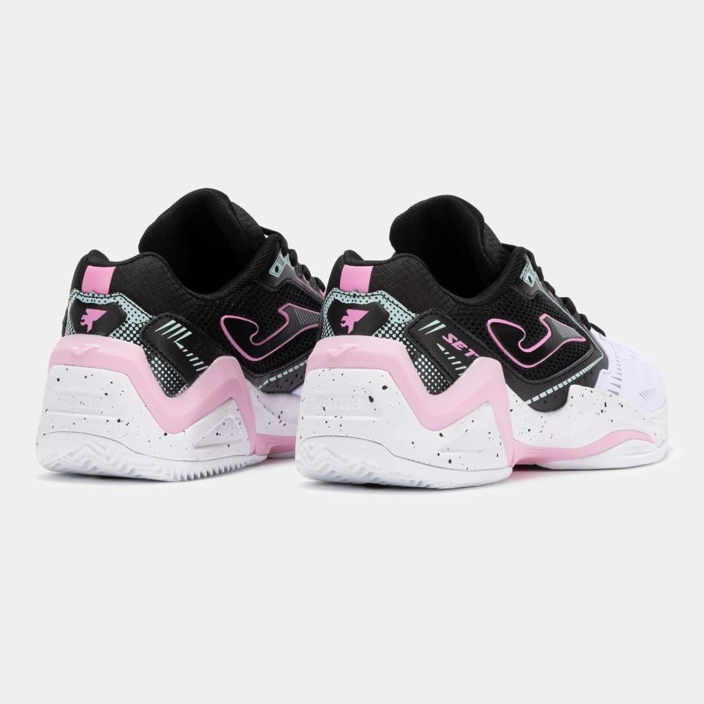 Joma Set Siyah Kadın Toprak & Sert Kort Tenis Ayakkabısı TSELS2501AC