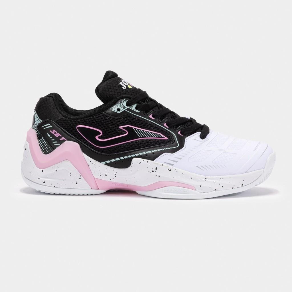 Joma Set Siyah Kadın Toprak & Sert Kort Tenis Ayakkabısı TSELS2501AC