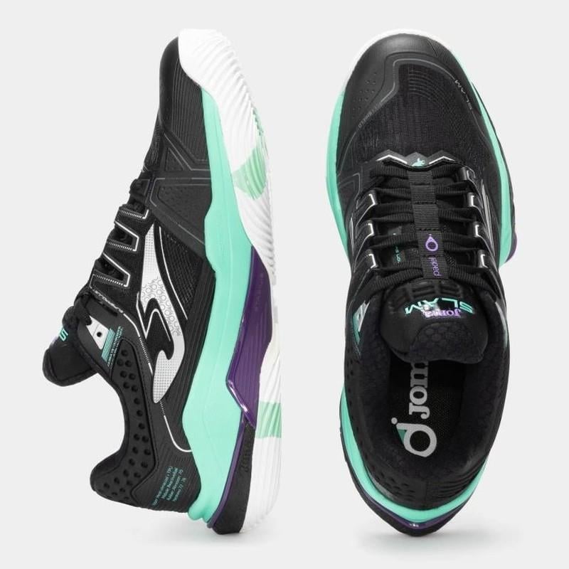 Joma Slam Erkek Siyah Toprak - Sert Kort Tenis & Padel Ayakkabısı TSLAMS2501OM