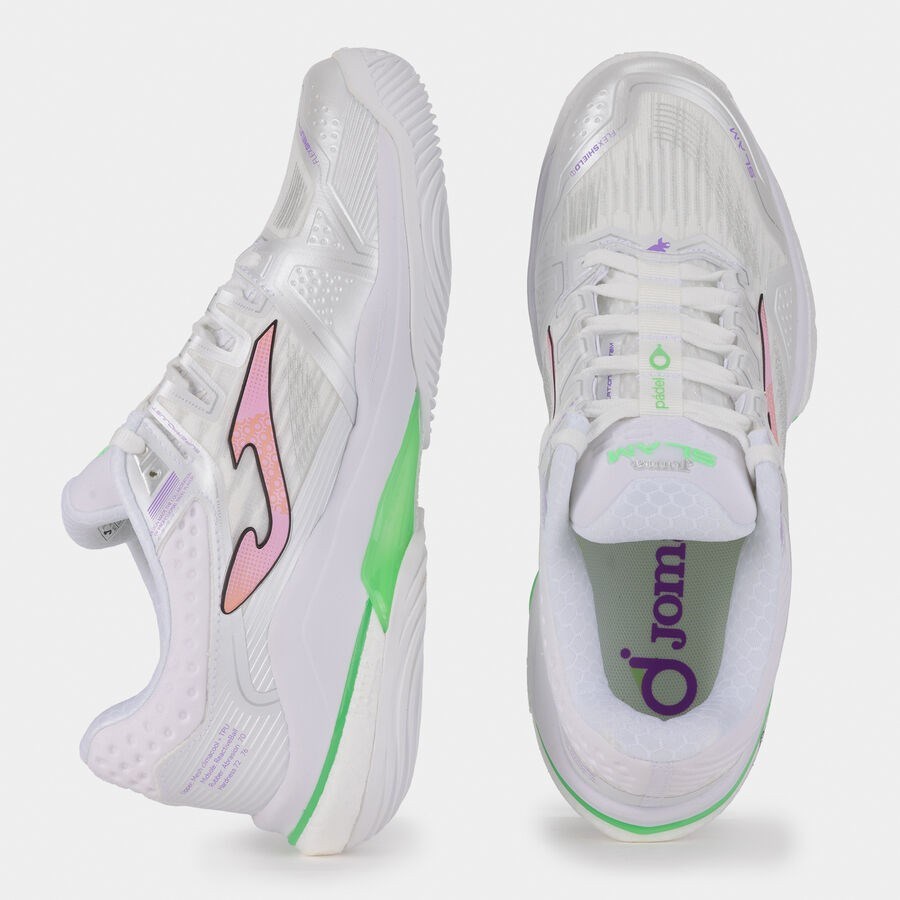 Joma Slam Kadın Beyaz Sert Kort Tenis & Padel Ayakkabısı TSLALS2502OM