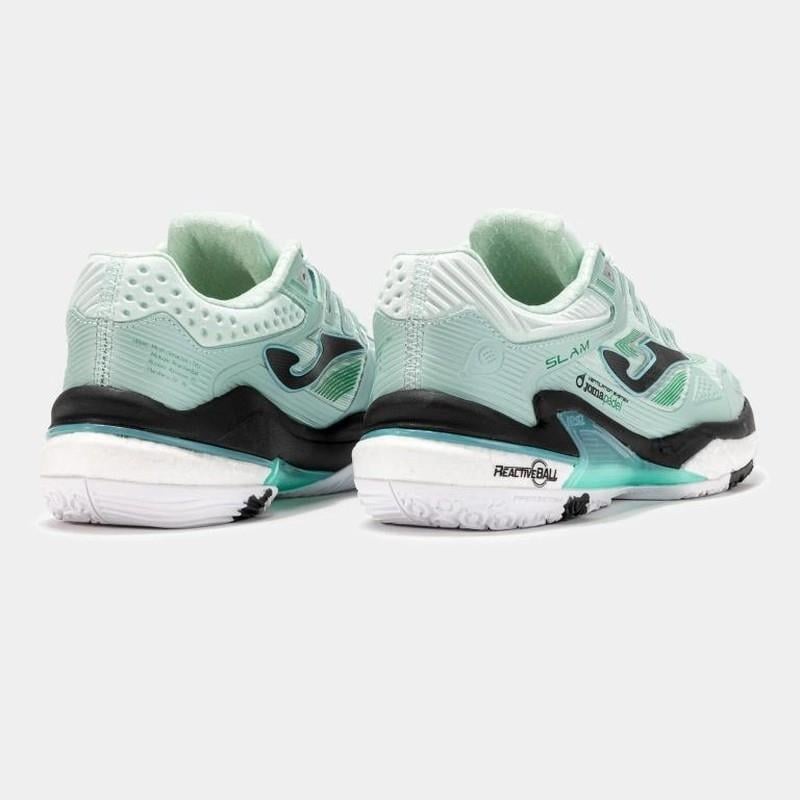 Joma Slam Kadın Turkuaz Toprak - Sert Kort Tenis & Padel Ayakkabısı TSLALS2527OM