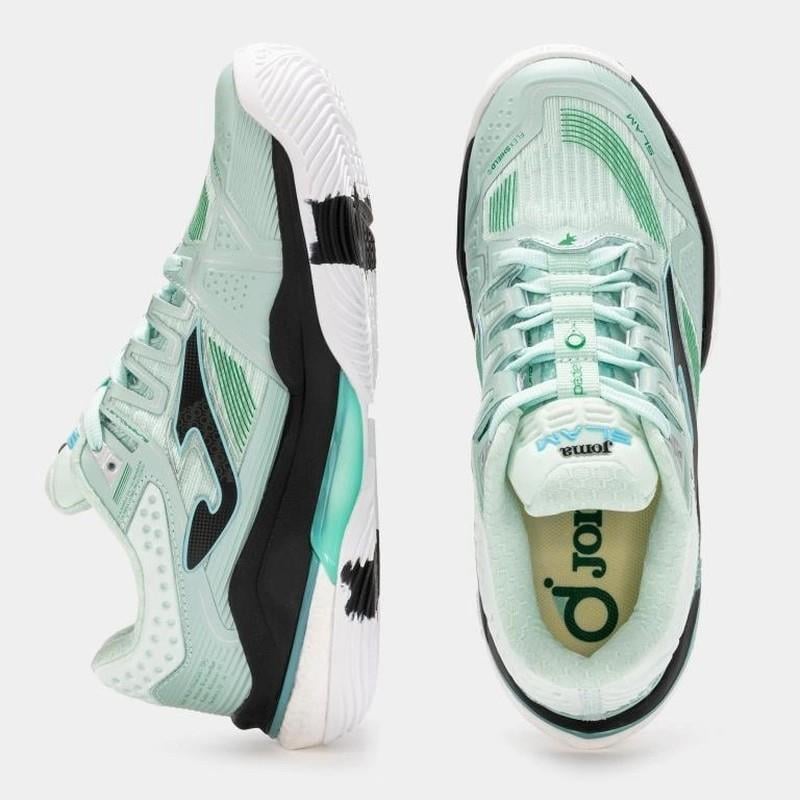 Joma Slam Kadın Turkuaz Toprak - Sert Kort Tenis & Padel Ayakkabısı TSLALS2527OM