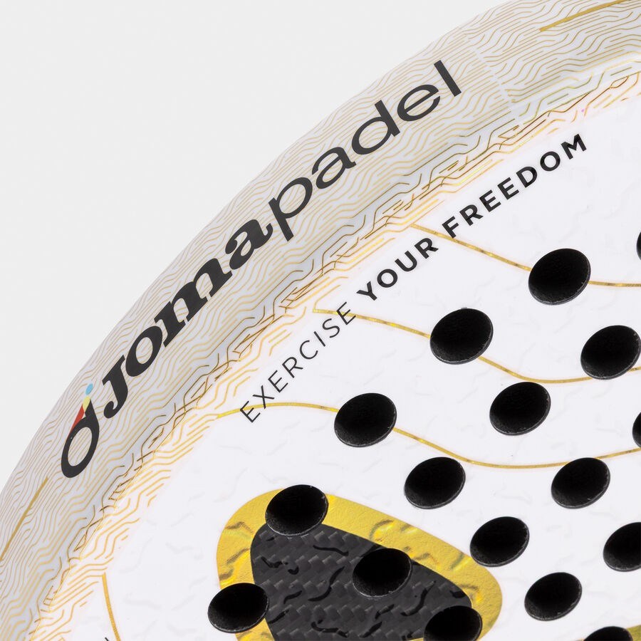 Joma Slam Pro Iconic Padel Raketi Beyaz/Altın 401913.001