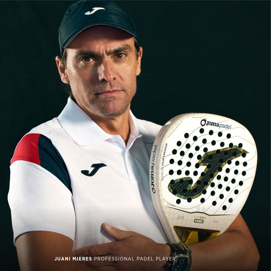 Joma Slam Pro Iconic Padel Raketi Beyaz/Altın 401913.001
