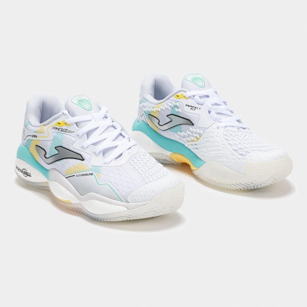 Joma Smash Kadın Beyaz Toprak Kort Tenis & Padel Ayakkabısı TSMALS2532C