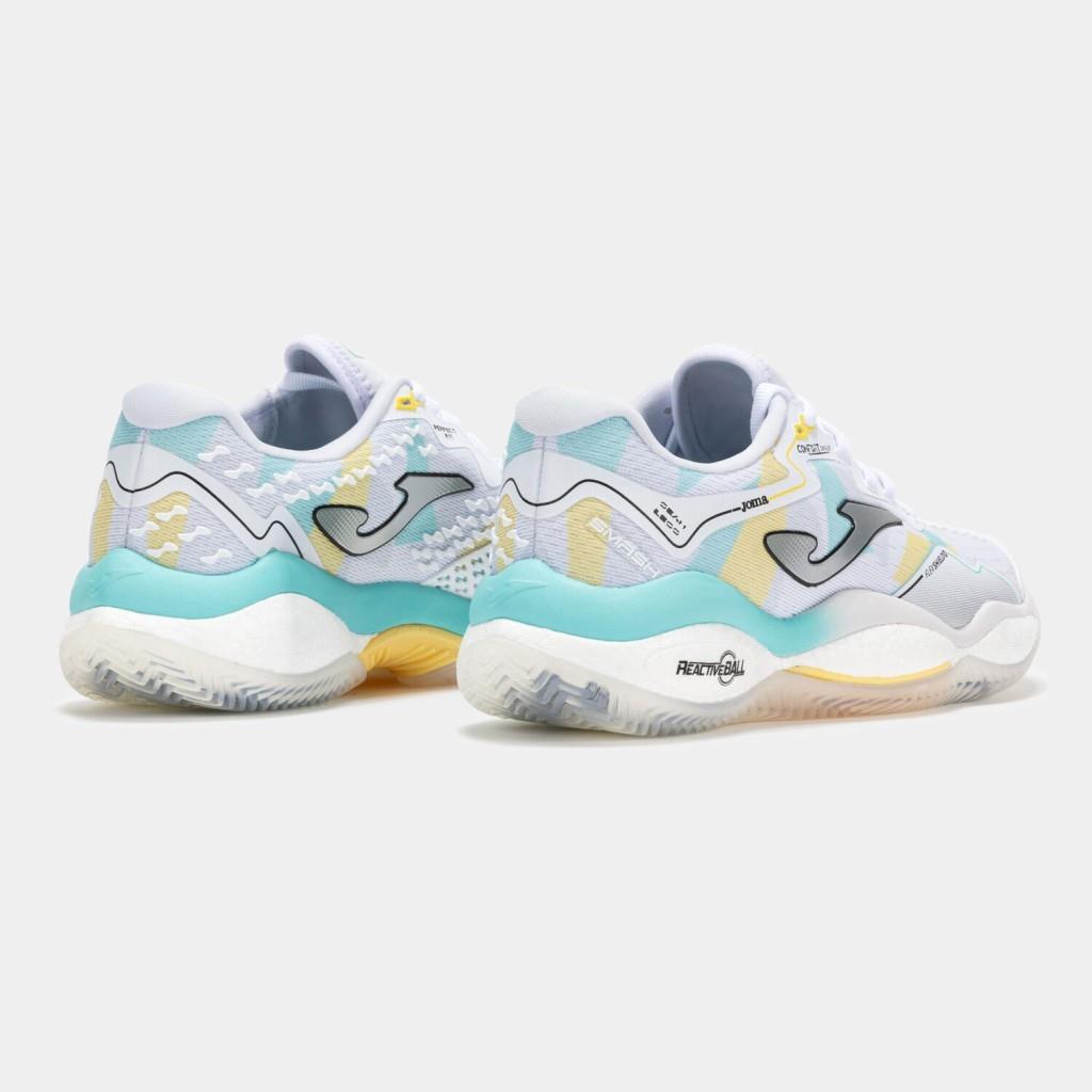 Joma Smash Kadın Beyaz Toprak Kort Tenis & Padel Ayakkabısı TSMALS2532C