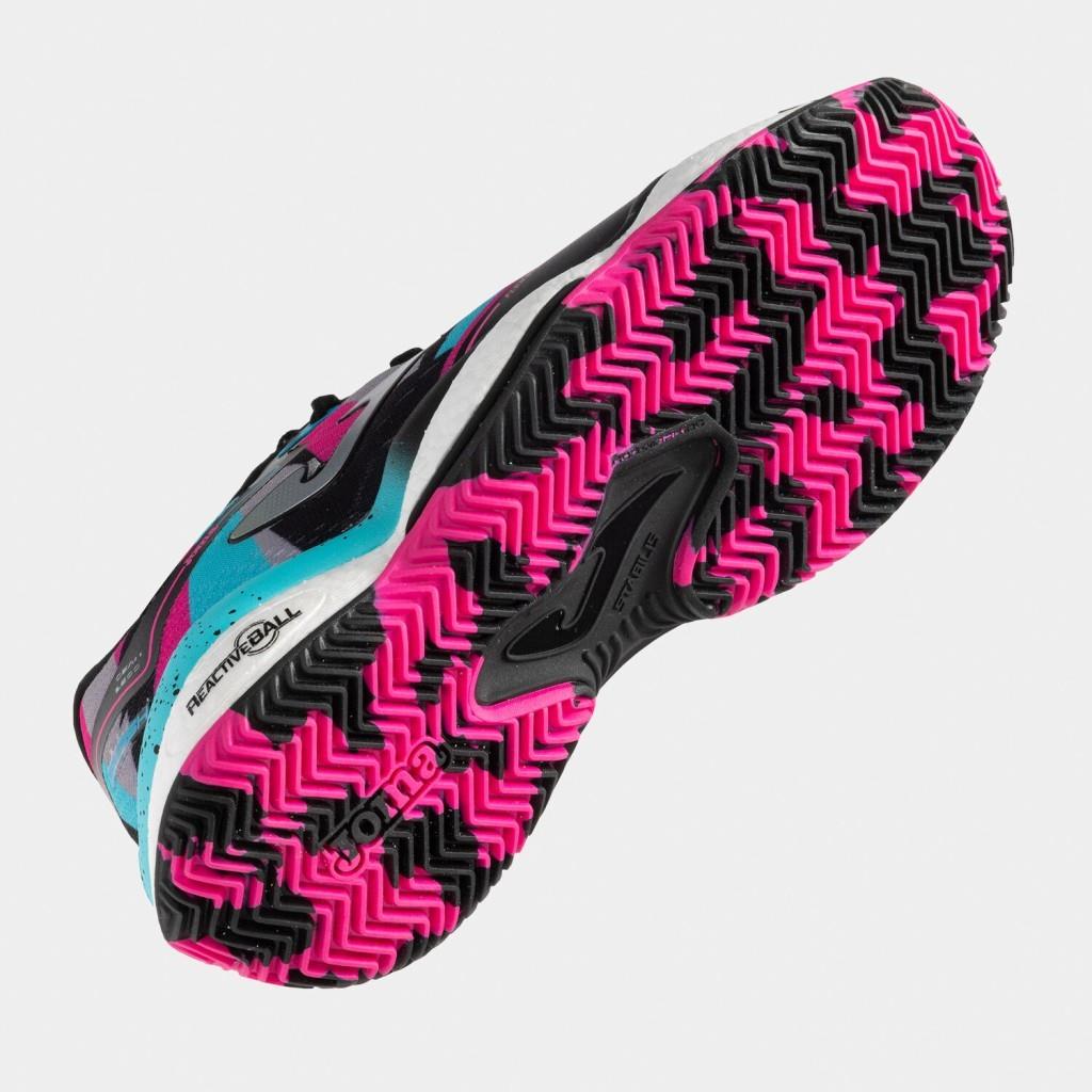 Joma Smash Kadın Siyah Toprak Kort Tenis & Padel Ayakkabısı TSMALS2501C