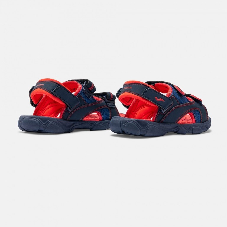 Joma SOCEJS2603V Çocuk Sandalet - Lacivert/Kırmızı