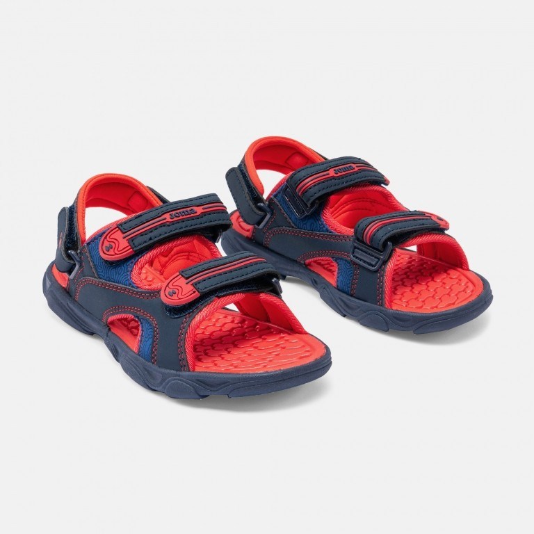 Joma SOCEJS2603V Çocuk Sandalet - Lacivert/Kırmızı