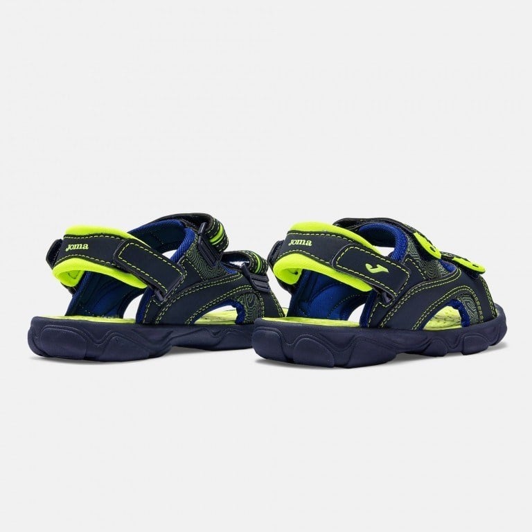 Joma SOCEJS2633V Çocuk Sandalet - Lacivert/Sarı