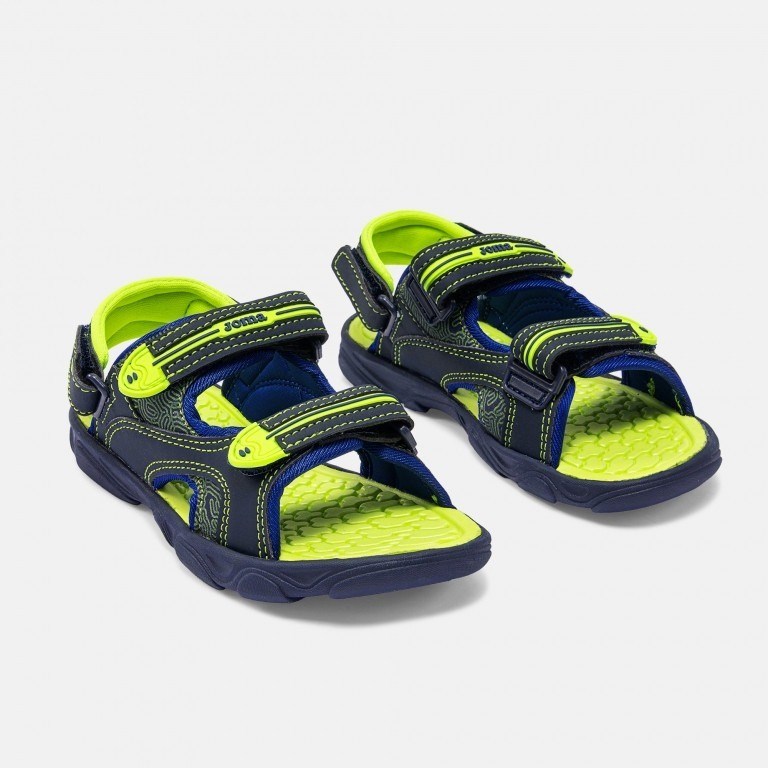 Joma SOCEJS2633V Çocuk Sandalet - Lacivert/Sarı