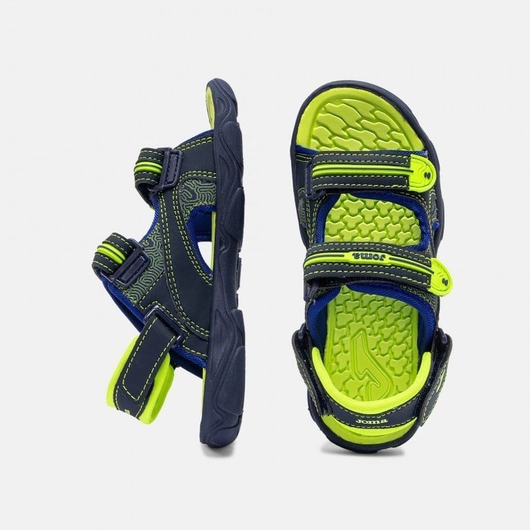 Joma SOCEJS2633V Çocuk Sandalet - Lacivert/Sarı