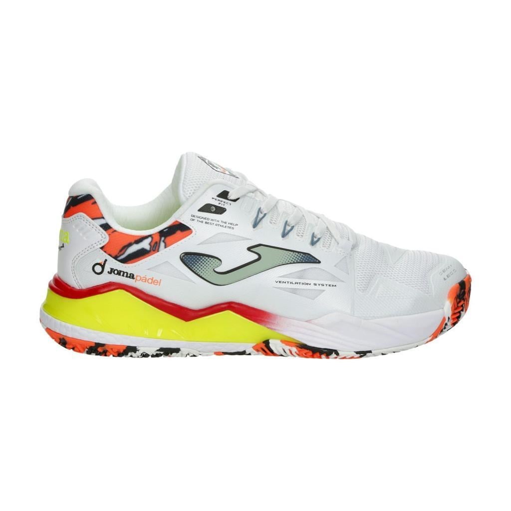 Joma Spın Erkek Beyaz Toprak - Sert Kort Tenis & Padel Ayakkabısı TSPINS2402OM