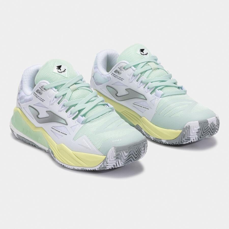 Joma Spin Kadın 2502 Beyaz Tenis/Padel Ayakkabısı