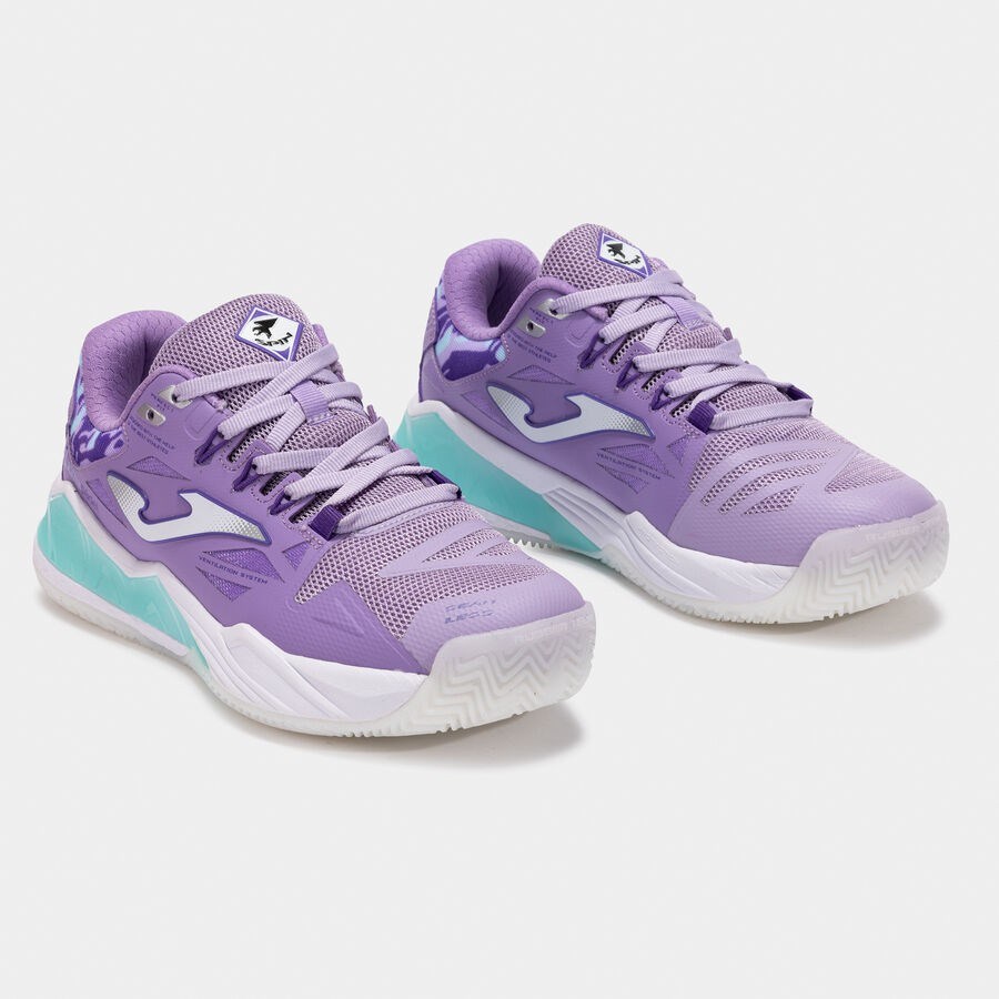 Joma Spin Kadın 2519 Mor Tenis/Padel Ayakkabısı