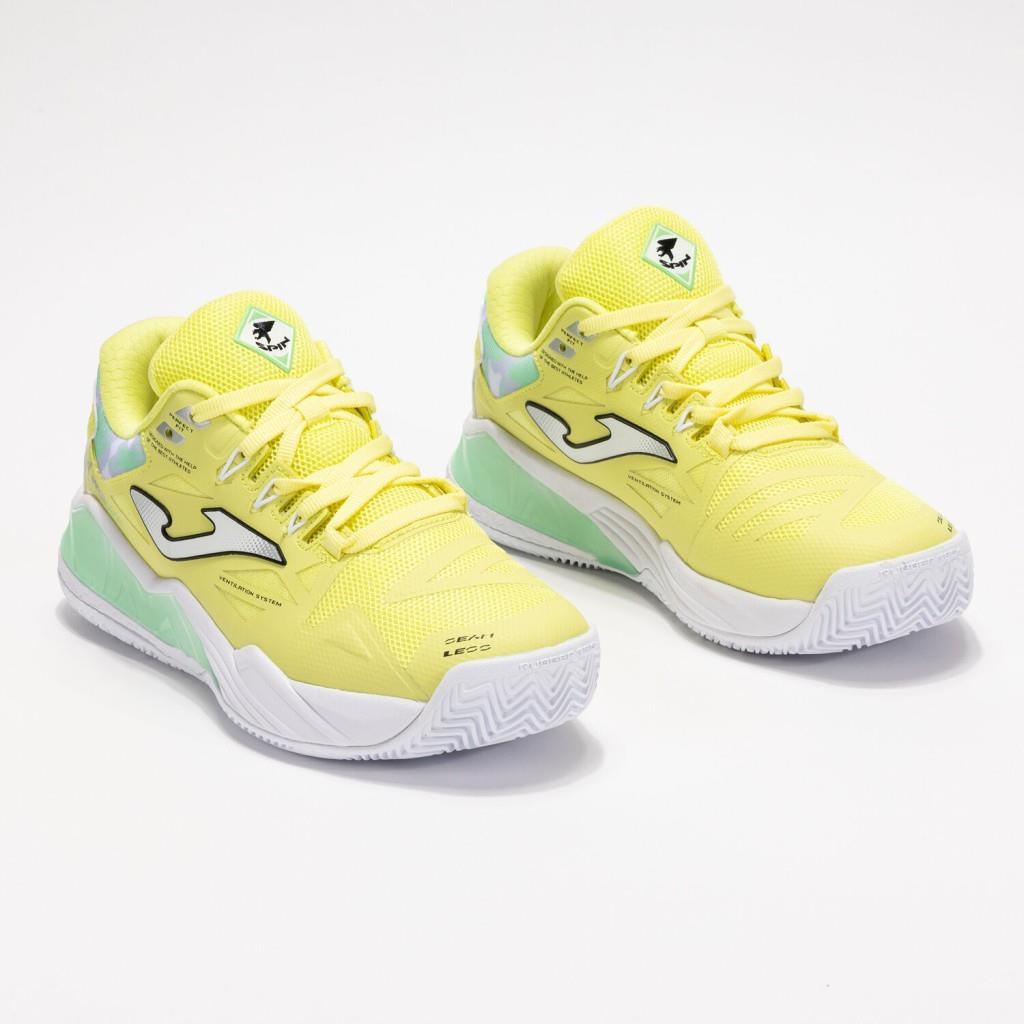 Joma Spin Kadın Sarı Toprak - Sert Kort Tenis & Padel Ayakkabısı TSPILS2509OM