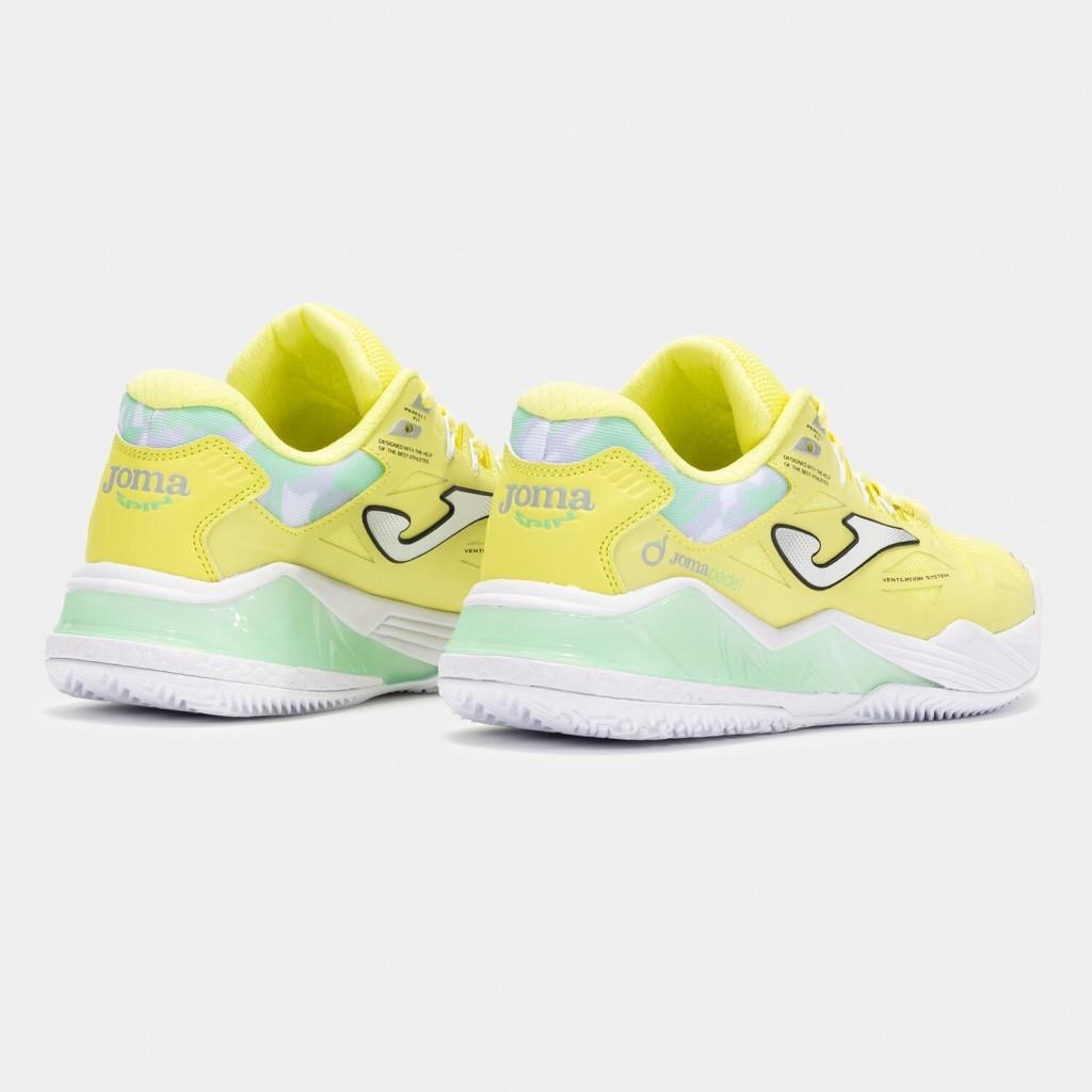 Joma Spin Kadın Sarı Toprak - Sert Kort Tenis & Padel Ayakkabısı TSPILS2509OM