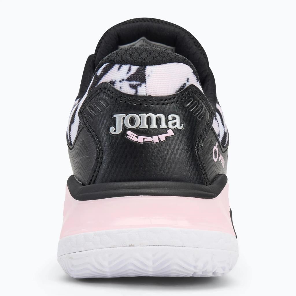 Joma Spin Kadın Siyah Toprak - Sert Kort Tenis & Padel Ayakkabısı TSPILS2501OM